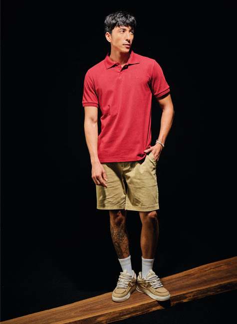 02 polo essencial pique duplo 100 algodao